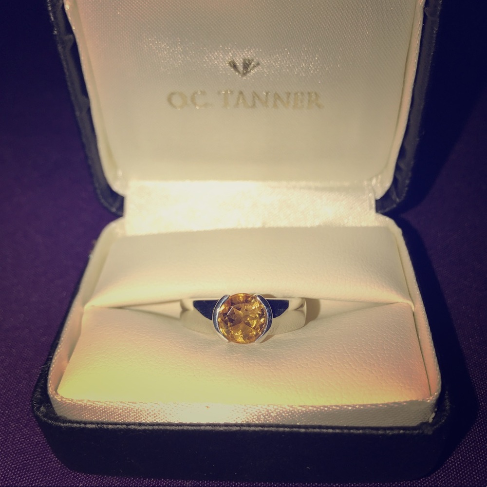 O.C. Tanner Topaz Stone Ring